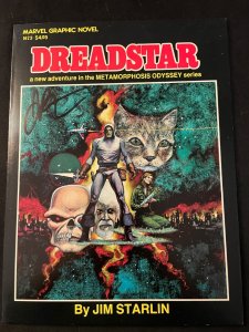 DREADSTAR Marvel Graphic Novel Signed by Jim Starlin, COA