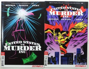 United States vs. Murder, Inc. Lot 2 #2, 3 2018 DC Jagger Rose Comics