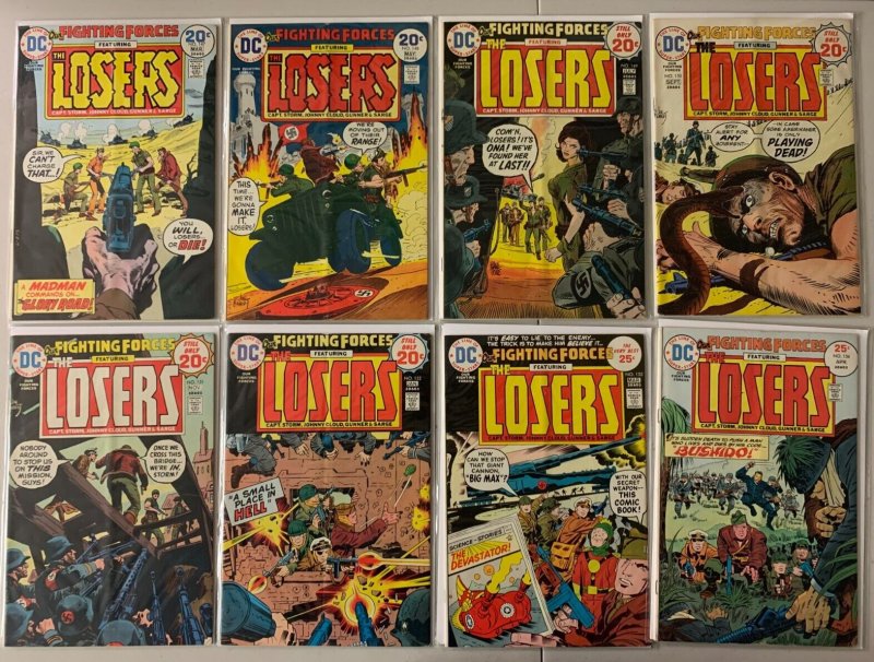 Our Fighting Forces lot #138-181 Losers DC (average 5 VG/FN) 43 diff (1972-'78)