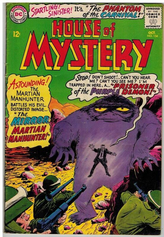 HOUSE OF MYSTERY 154 G-VG Oct. 1965