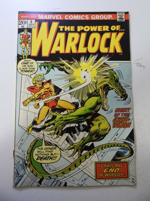 Warlock #8 (1973) FN+ Condition