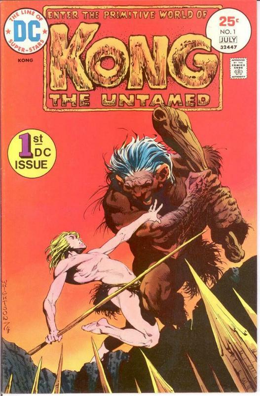 KONG THE UNTAMED (1975) 1 VF-NM July 1975 COMICS BOOK