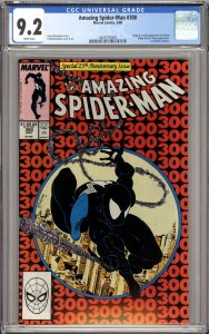 The Amazing Spider-Man #300 (1988) CGC 9.2 NM- 1ST FULL VENOM,  TODD McFARLANE