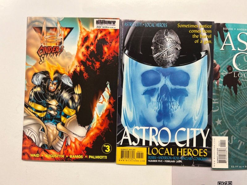 4 Indie Comics Astro City # 3 4 5 + Ash Cinder & Smoke # 3 8 JS42