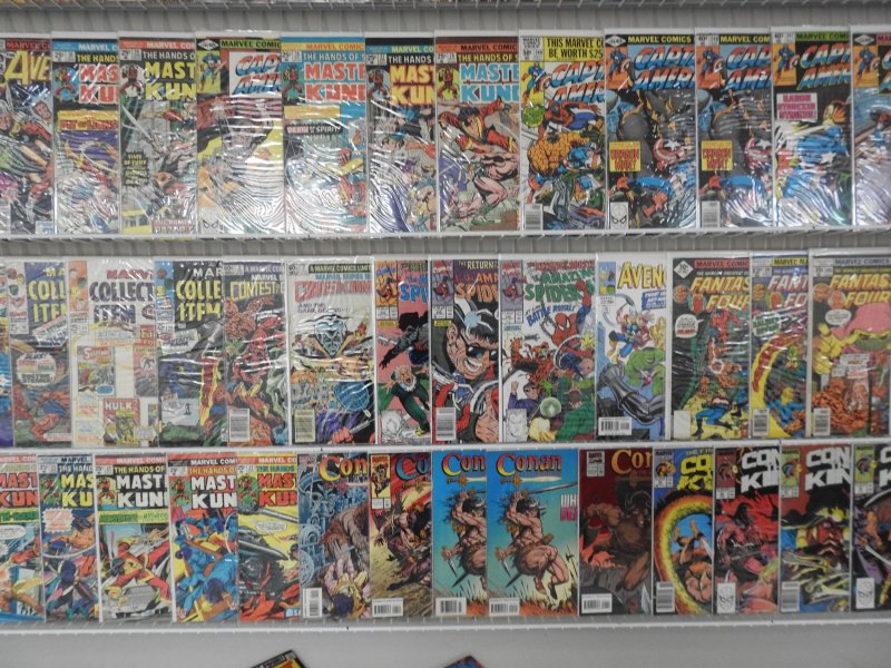 Huge Lot of 120+ Comics W/ Kull, Captain America, Master of Kung Fu! Avg. FN/VF