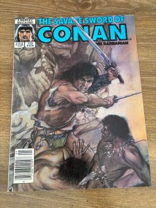 Savage Sword Of Conan # 133 FN- Marvel Comic Book Magazine Red Sonja Kull 5 J305