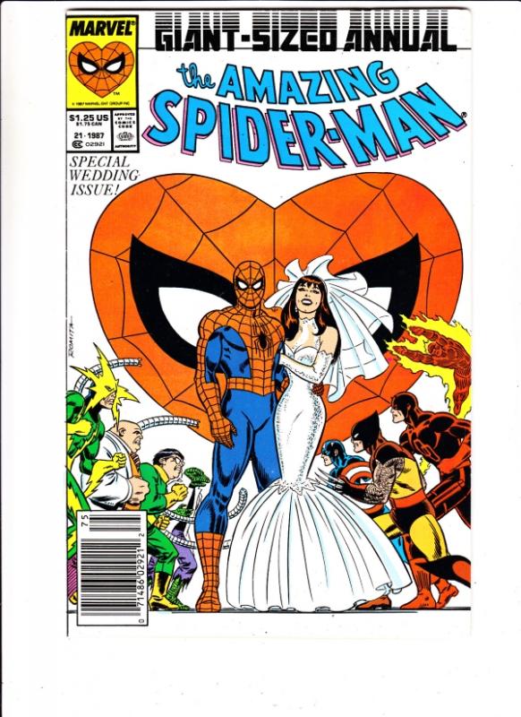 Amazing Spider-Man, Giant-Size Annual #21 (Jan-87) NM- High-Grade Spider-Man