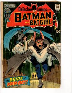 Detective Comics # 407 VG DC Comic Book Batman Man-Bat Batgirl Robin Gotham J274