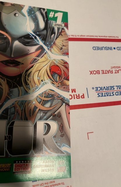 Thor #1 (2014)Jane foster first app of her as Thor