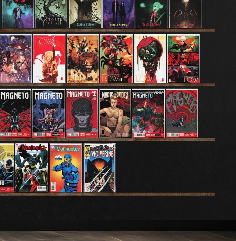 Huge Lot 150+ Comics with Magneto, Original Sin, Low, Ody C & More!