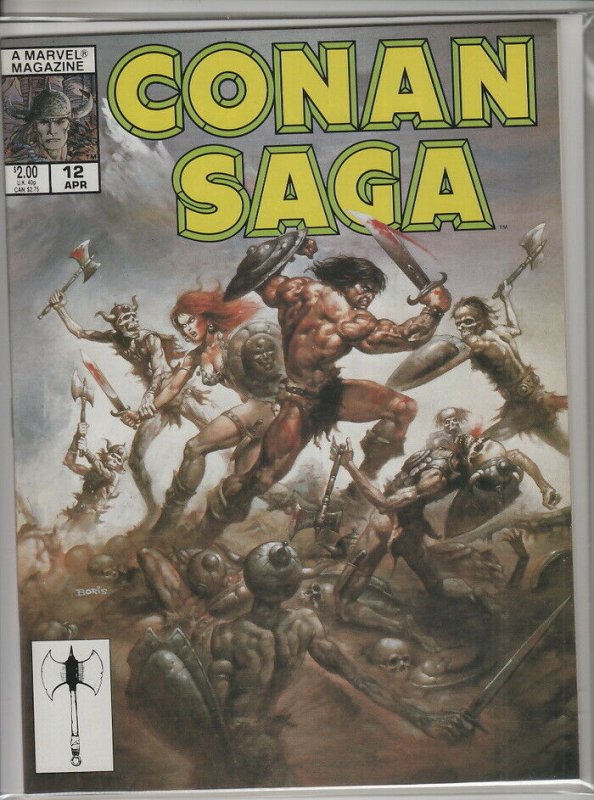 CONAN SAGA #12 VF A01224