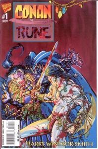 CONAN VS RUNE  1 VF-NM (11/95; $2.95 CVR) BWSmith COMICS BOOK