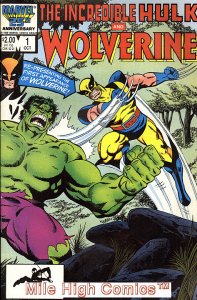 HULK VS. WOLVERINE (INCREDIBLE HULK AND WOLVERINE) (1986 Series) #1 Fine 