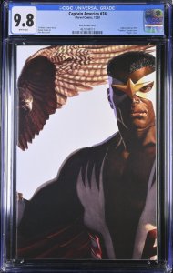 Captain America #24 (12/20) Graded CGC 9.8 Ross Variant Cover