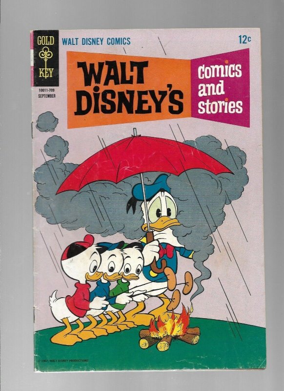 WALT DISNEYS COMICS AND STORIES #12 - THE CLOCK PLOT! - (5.0) 1967