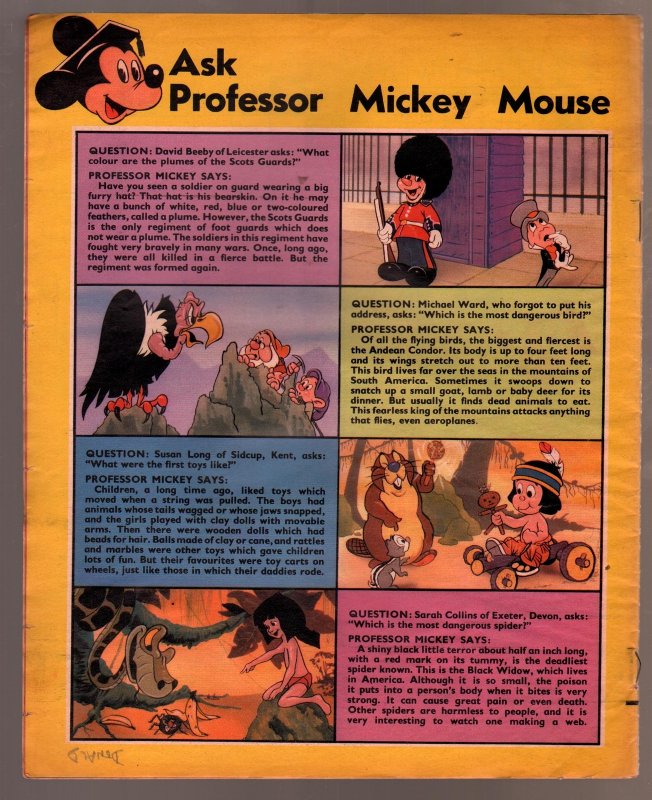 Walt Disney's Now I Know #45 1973-U.K-O'Malley The Cat-G