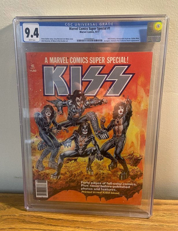 Marvel Comics Super Special #1 KISS (CGC 9.4 NM)  (1977)