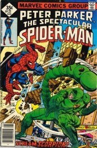 Spectacular Spider-Man, The #21A FN ; Marvel | Whitman Edition Scorpion