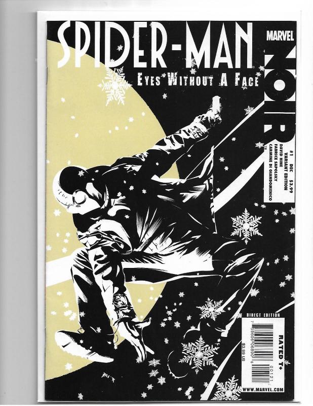 SPIDER-MAN NOIR EYES WITHOUT A FACE #1 VARIANT HTF - NM/NM+