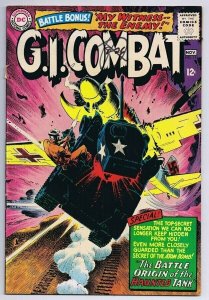 GI Combat #114 ORIGINAL Vintage 1965 DC Comics Origin Haunted Tank