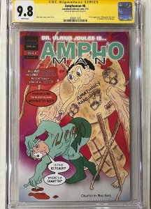 Amphoman #8 (2013) CGC SS 9.8 Signed by Mike Kaye! RARE Book Lunchbox Collector