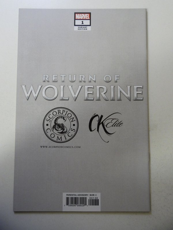 Return of Wolverine #1 Variant Edition NM- Condition