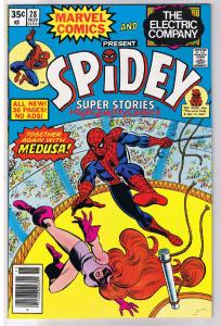 SPIDEY SUPER STORIES 28, VF+/NM, Medussa, Spider-man, 1974, more in store