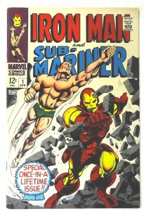 Iron Man & Sub-Mariner   #1, VF- (Actual scan)