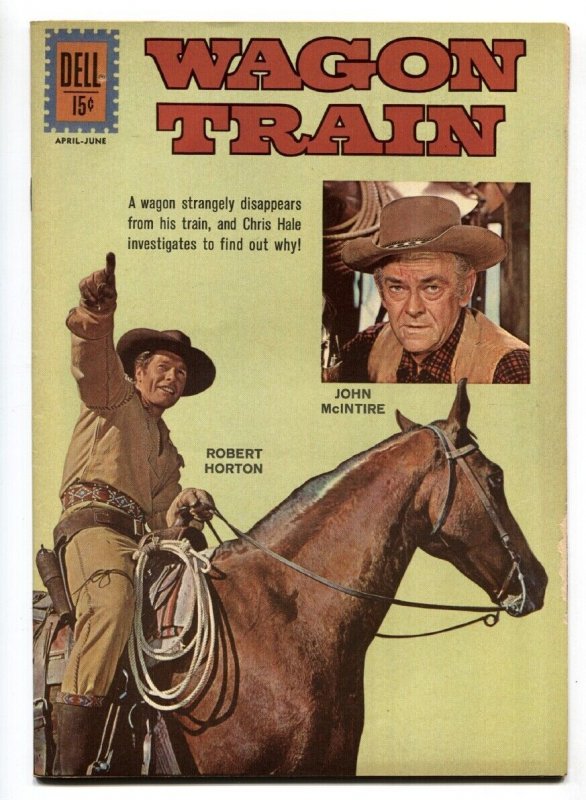 Wagon Train #13 1961- Dell TV Western- Robert Horton FN/VF