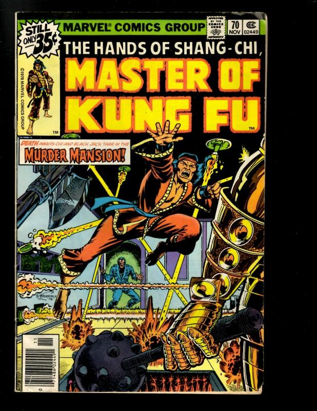 10 Master of Kung Fu Marvel Comics # 64 65 67 68 69 70 71 72 79 89 WS6