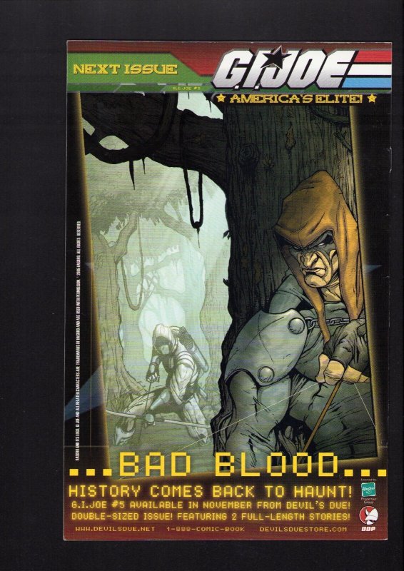 G.I. Joe Comic Book #4 - SIGNED BY JOE CASEY! (8.5) 2005