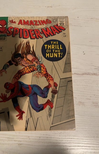 The Amazing Spider-Man #34 (1966)vs kraven the hunter