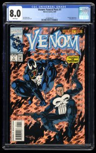 Venom: Funeral Pyre #1 CGC VF 8.0 White Pages