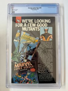Amazing Spider-Man 298 CGC 9.0  Newsstand Venom Marvel Comics (1988)
