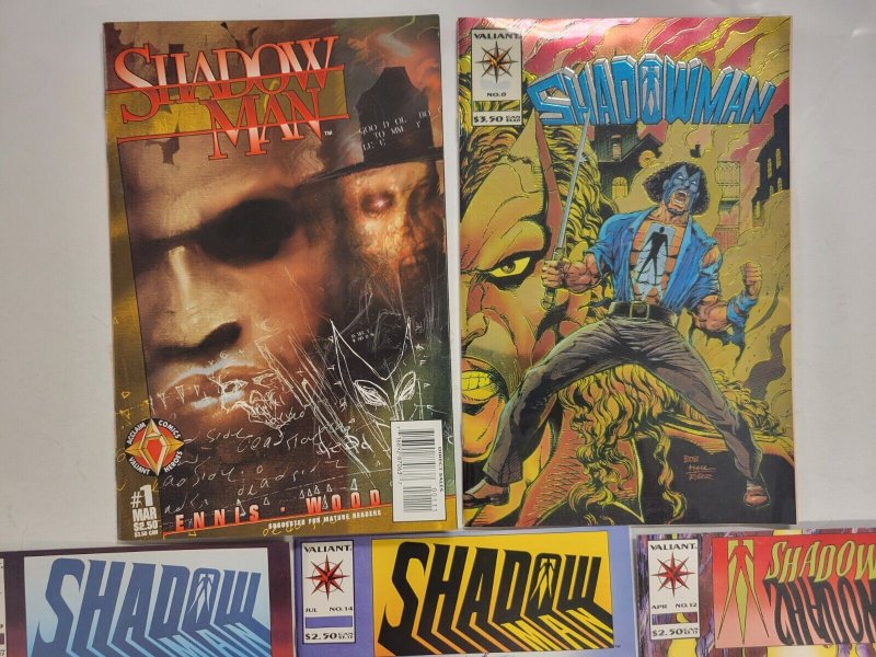 5 Shadowman Valiant Comic Books #0 1 12 13 14 36 TJ36