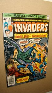 INVADERS 9 *HIGH GRADE* UNION JACK VS BARON BLOOD CAPTAIN AMERICA 1976