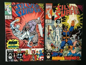 SILVER SURFER ISSUES 50-59 SET VF-NM THANOS
