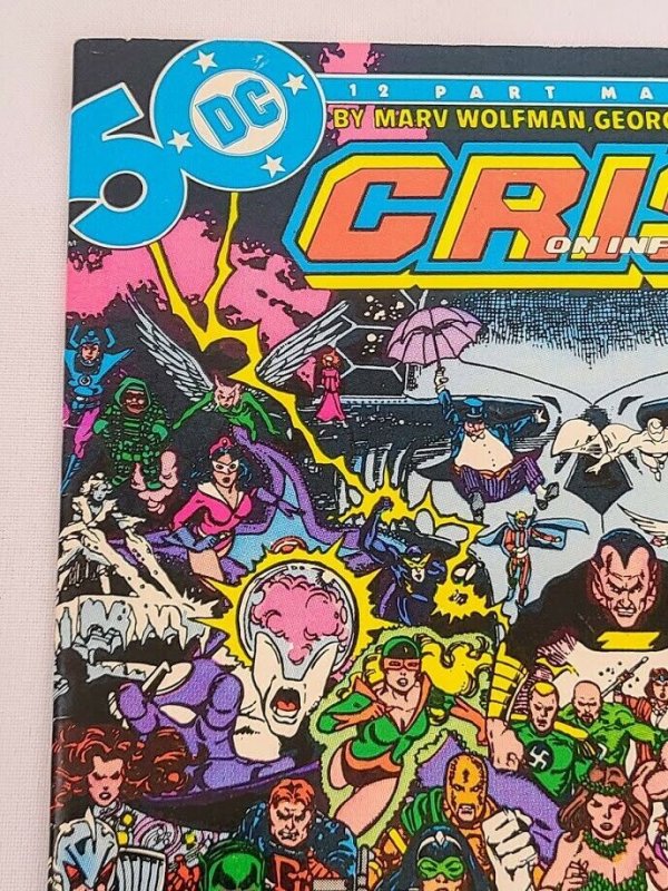 Crisis on Infinite Earths #9 DC Comics 1985 FN 6 Debut The Ghost George Perez