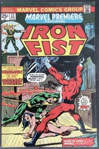 Marvel Premiere #23 (1975, Marvel) Iron Fist. FN/VF