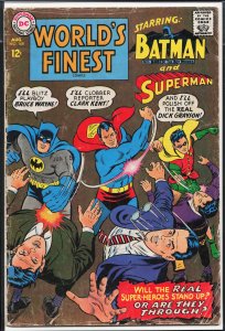 World's Finest Comics #168 (1967) Superman and Batman and Robin