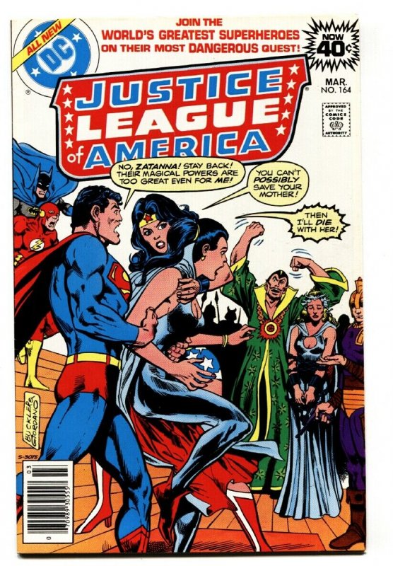 JUSTICE LEAGUE OF AMERICA #164  comic book 1978-ZATANNA-DC