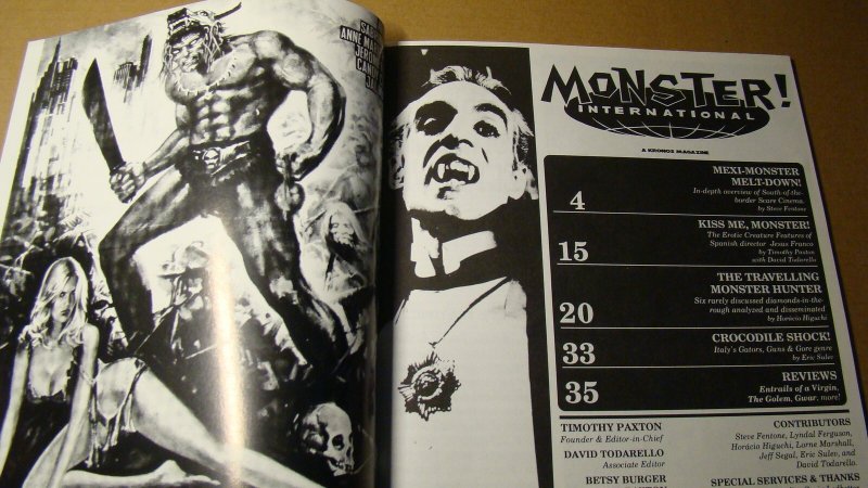 MONSTER! INTERNATIONAL 2 *HIGH GRADE* FAMOUS CLASSIC HORROR ZOMBIE MEXICO