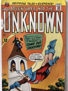 Adventures into the unknown#165,VG, Wahl cover,Chic Stone art