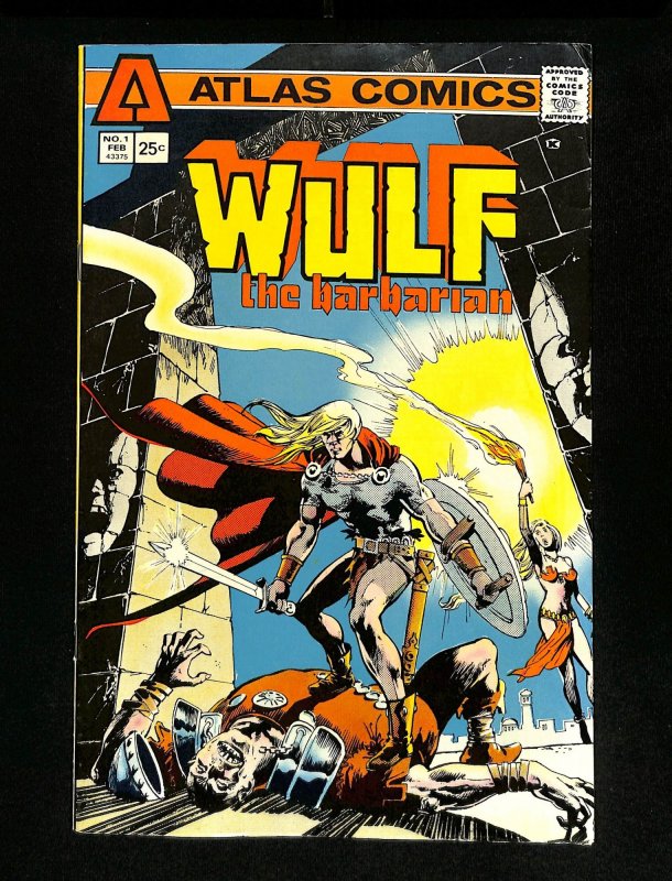 Wulf the Barbarian #1  Atlas Comic Key Issue Bronze Age!