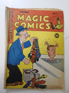 Magic Comics #65 GD Condition 2 centerfold wraps detached