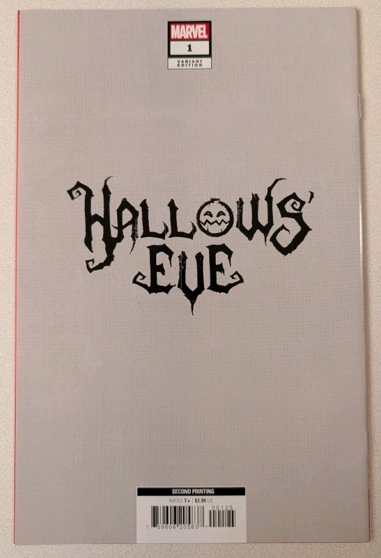 Hallow's Eve #1 1:25 NM Second Print Stephanie Hans Virgin Variant Rare Find Gem
