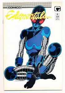 Elementals (1984 1st Series Comico) #21 NM Robot cover