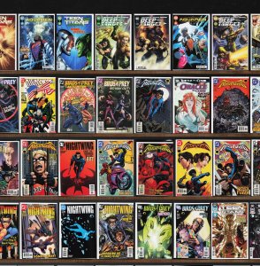 Huge Lot 150+ Comics with Nightwing, Aquaman, Titans United & More!