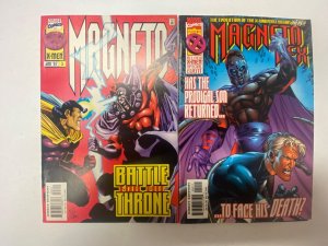 5 MARVEL comic books Magneto #1 2 3 Magneto Rex #2 3 22 KM11