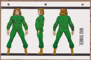 Official Handbook of the Marvel Universe Sheet- Mad Thinker